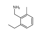 (2-乙基-6-甲基苯基)甲胺结构式