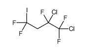 1,2-dichloro-1,1,2,4,4-pentafluoro-4-iodobutane结构式