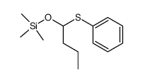 trimethyl(1-(phenylthio)butoxy)silane结构式