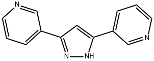 3,3'-(1H-吡唑-3,5-二基)二吡啶结构式