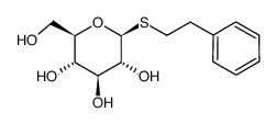 苯基乙基 BETA-D-硫代半乳糖吡喃糖苷结构式