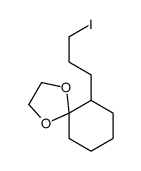 6-(3-iodopropyl)-1,4-dioxaspiro[4.5]decane Structure