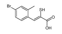3-(4-bromo-2-methylphenyl)-2-sulfanylprop-2-enoic acid Structure