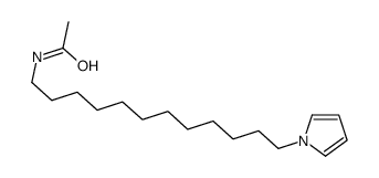 N-(12-pyrrol-1-yldodecyl)acetamide Structure