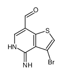 4-amino-3-bromothieno[3,2-c]pyridine-7-carbaldehyde结构式