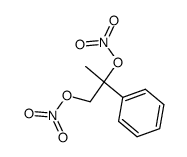 2-phenyl-1,2-propanediol dinitrate Structure