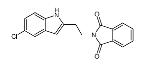 2-[2-(5-chloro-1H-indol-2-yl)ethyl]isoindole-1,3-dione结构式