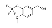 4-Methoxy-3-(trifluoromethoxy)benzyl alcohol Structure