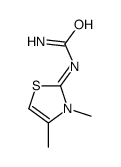 (E)-(3,4-dimethyl-1,3-thiazol-2-ylidene)urea Structure