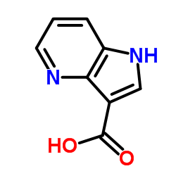 4-氮杂吲哚-3-甲酸结构式