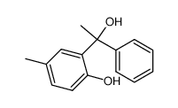 5-methyl-2-hydroxy-α-methyl-α-phenyl-benzene-methanol Structure