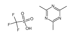 1H,3H-2,4,6-trimethyl-1,3,5-triazinium triflate Structure