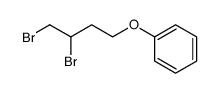 (3,4-dibromo-butyl)-phenyl ether Structure