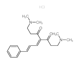 4-cinnamylidene-1,7-bis(dimethylamino)heptane-3,5-dione结构式