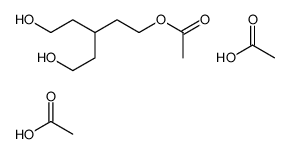 acetic acid,[5-hydroxy-3-(2-hydroxyethyl)pentyl] acetate Structure