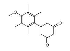 5-(4-methoxy-2,3,5,6-tetramethylphenyl)cyclohexane-1,3-dione Structure