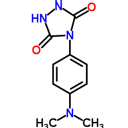 4-[4-(二甲基氨基)苯基]-1,2,4-三唑烷-3,5-二酮结构式