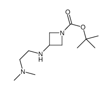 1-Boc-3-(2-二甲基氨基-乙基氨基)-氮杂丁烷结构式