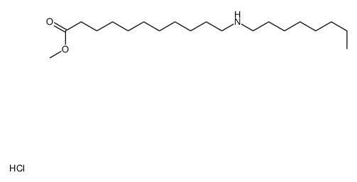 methyl 11-(octylamino)undecanoate,hydrochloride Structure