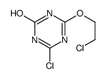 6-chloro-4-(2-chloroethoxy)-1H-1,3,5-triazin-2-one Structure