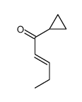 1-cyclopropylpent-2-en-1-one结构式