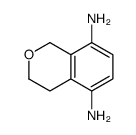3,4-dihydro-1H-isochromene-5,8-diamine结构式