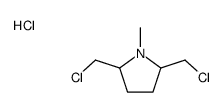 2,5-BIS(CHLOROMETHYL)-1-METHYLPYRROLIDINE HYDROCHLORIDE Structure