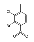 3-bromo-2-chloro-1-methyl-4-nitrobenzene结构式