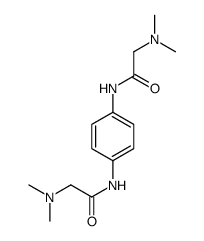 2-(dimethylamino)-N-[4-[[2-(dimethylamino)acetyl]amino]phenyl]acetamide Structure