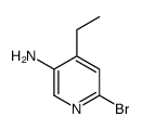 6-溴-4-乙基吡啶-3-胺结构式
