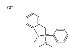 benzylbis(dimethylaminato)phenylphosphorus(1+) chloride结构式