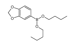 1,3-benzodioxol-5-yl(dibutoxy)borane Structure