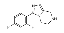3-(2,4-difluorophenyl)-5,6,7,8-tetrahydroimidazo[1,5-a]pyrazine Structure