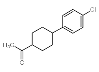 4'-acetylcyclohexyl chlorobenzene Structure