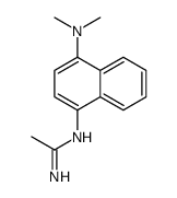 N'-[4-(dimethylamino)naphthalen-1-yl]ethanimidamide Structure