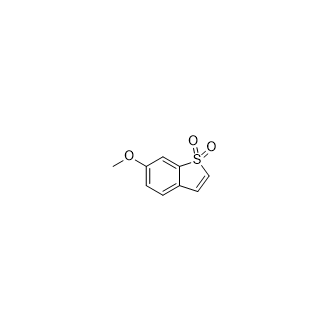 6-Methoxybenzo[b]thiophene 1,1-dioxide Structure