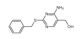 4-amino-2-benzylthiopyrimidine-5-methanol结构式
