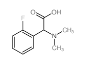 Dimethylamino-(2-fluoro-phenyl)-acetic acid结构式