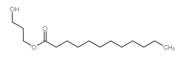 Dodecanoic acid,3-hydroxypropyl ester Structure
