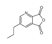 3-propylfuro[3,4-b]pyridine-5,7-dione结构式