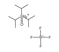 triisopropyl sulfoxonium tetrafluoroborate Structure