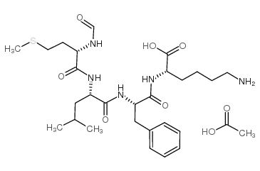 N-Formyl-Met-Leu-Phe-Lys Structure