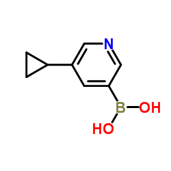 5-环丙基吡啶-3-硼酸结构式