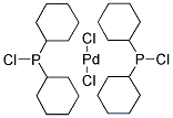 Dichlorobis(chlorodicyclohexylphosphine)palladium (II) Structure