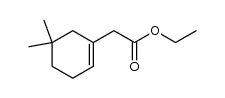 (5,5-dimethyl-cyclohex-1-enyl)-acetic acid ethyl ester结构式