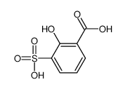 2-hydroxy-3-sulfobenzoic acid Structure