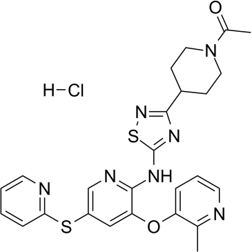 AR453588 hydrochloride结构式