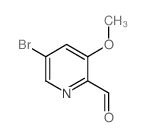 5-Bromo-3-methoxypicolinaldehyde Structure