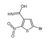 5-溴-2-硝基噻吩-3-羧酰胺结构式