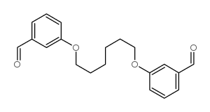 3,3’-(1,6-Hexanediyldioxy)bisbenzaldehyde structure